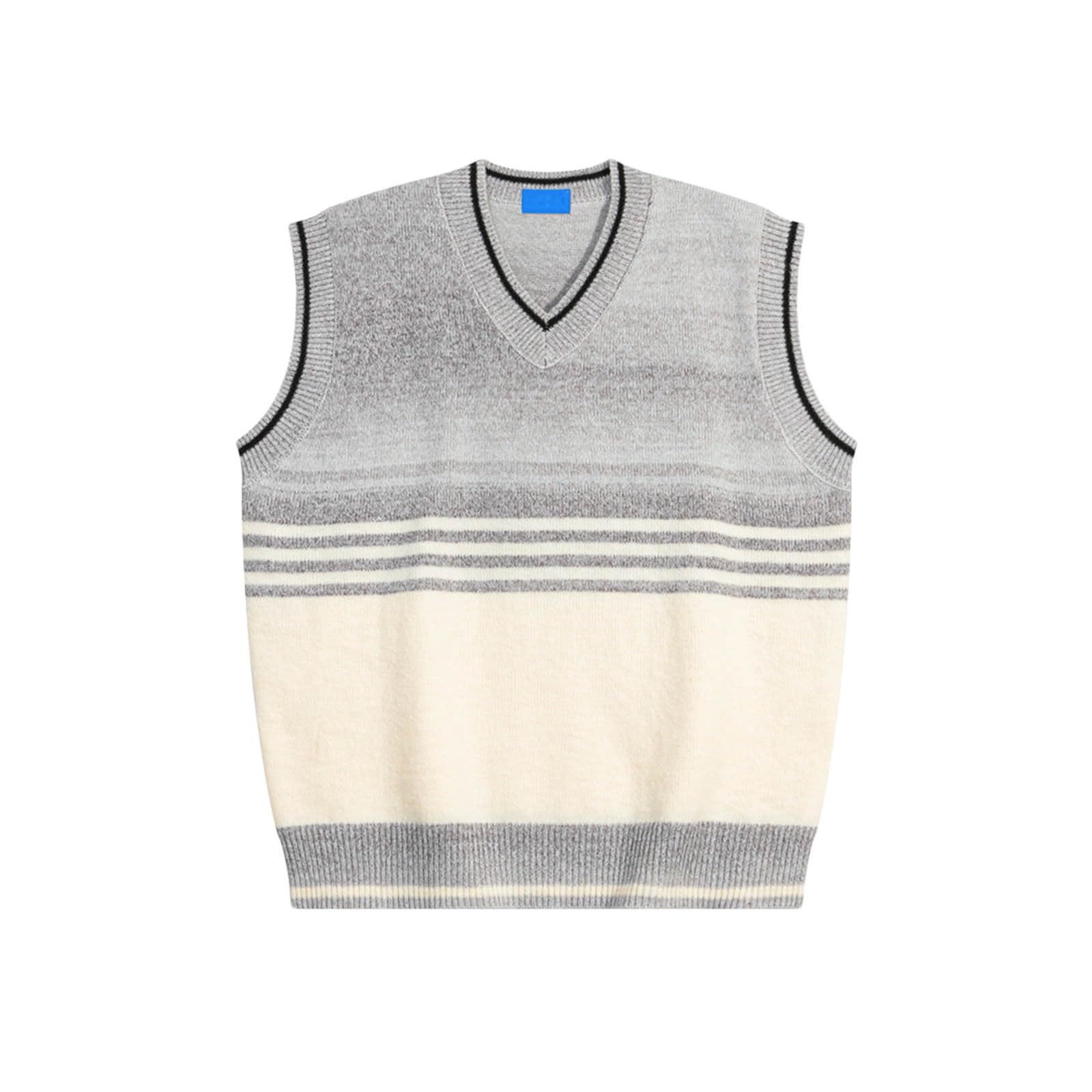 メンズウェア made in USA MELROSE Vneck sweat vest メンズウェア made in USA MELROSE Vneck sweat vest Men's 14GG