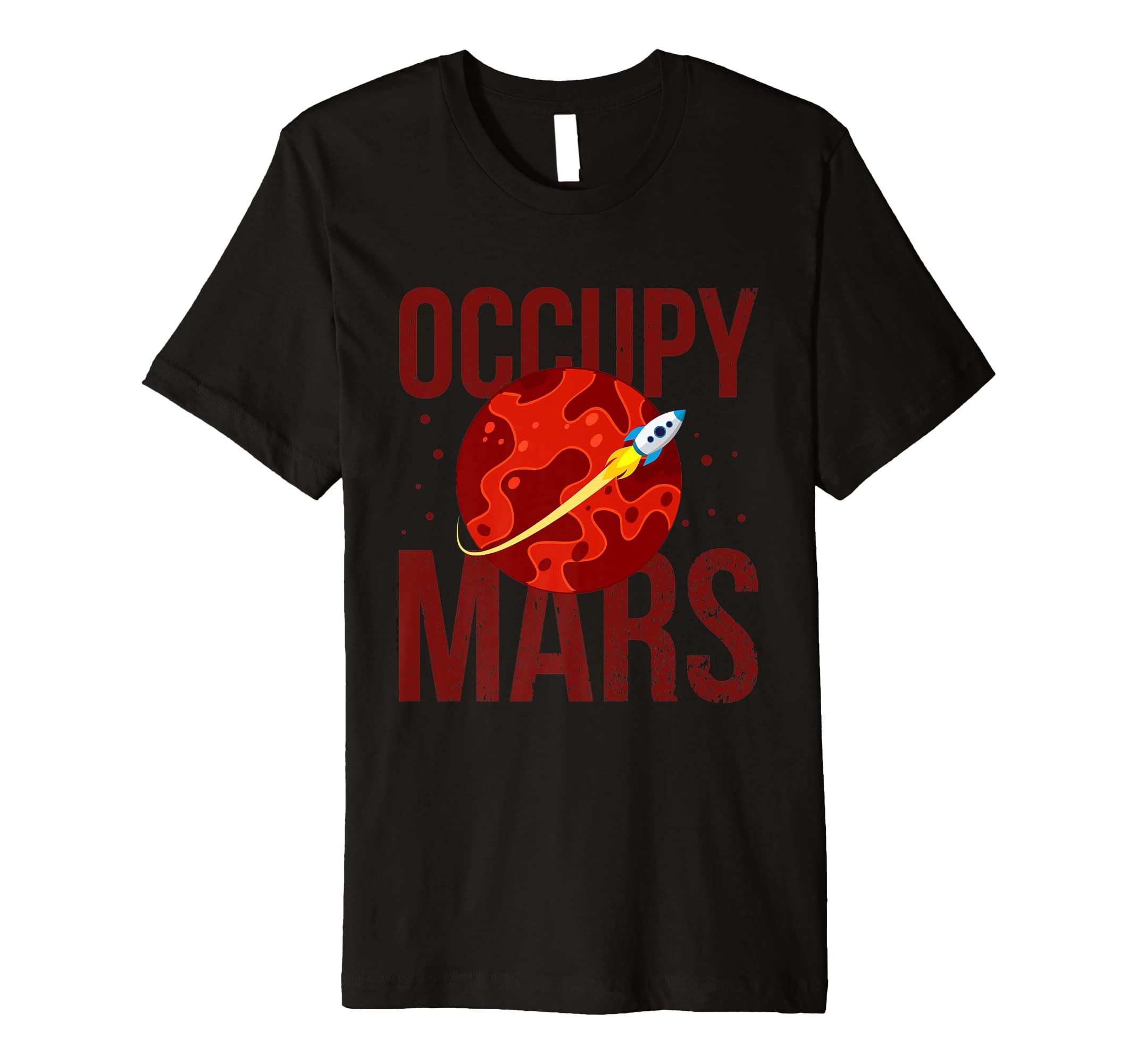 Flat Mars Society and terraforming mars board game Premium T-Shirt