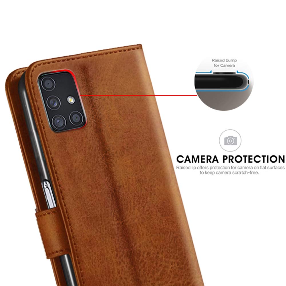 Samsung Galaxy M51 Flip Case - Genuine Leather -6