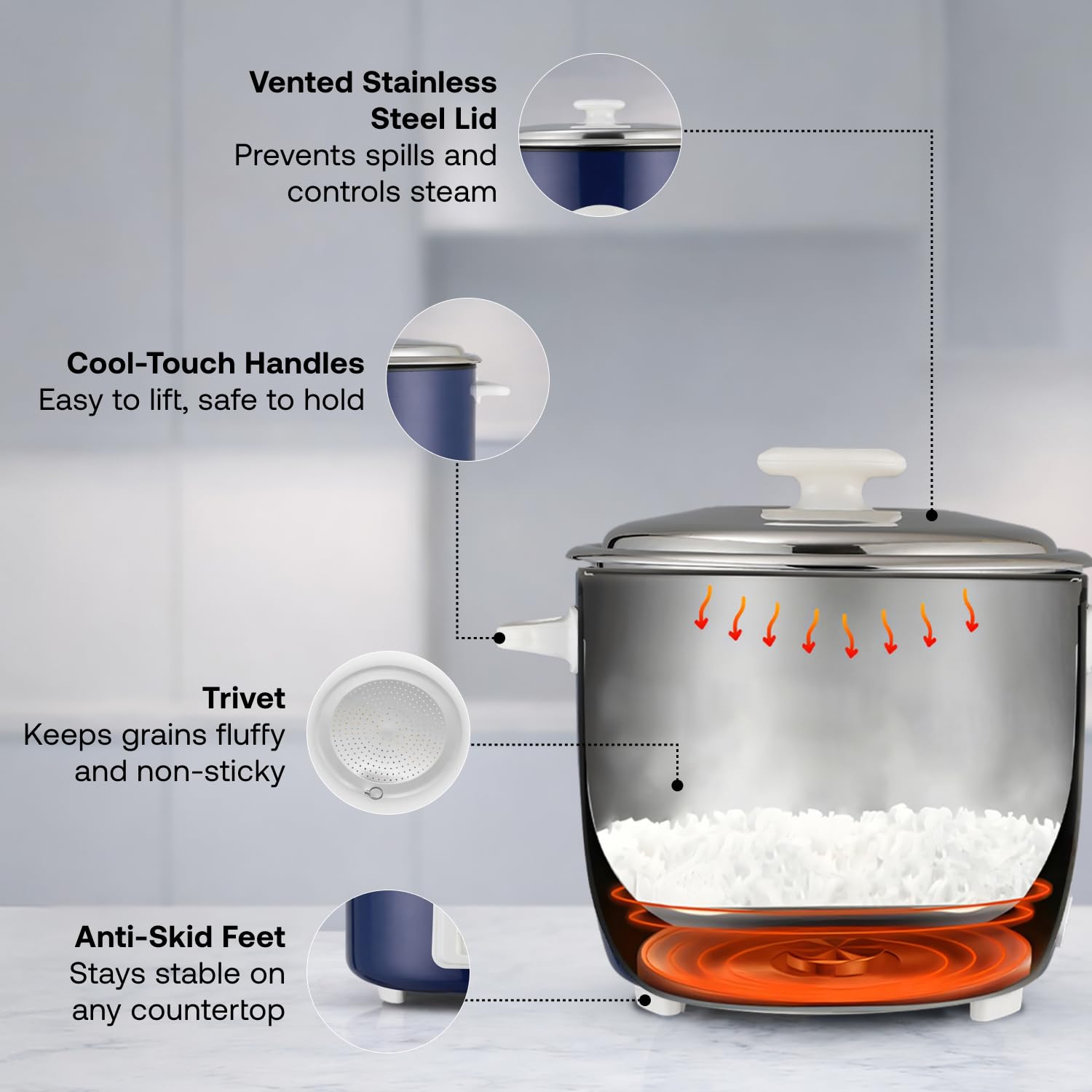Prestige Cute Rice Cooker Set - 2 Units! -7