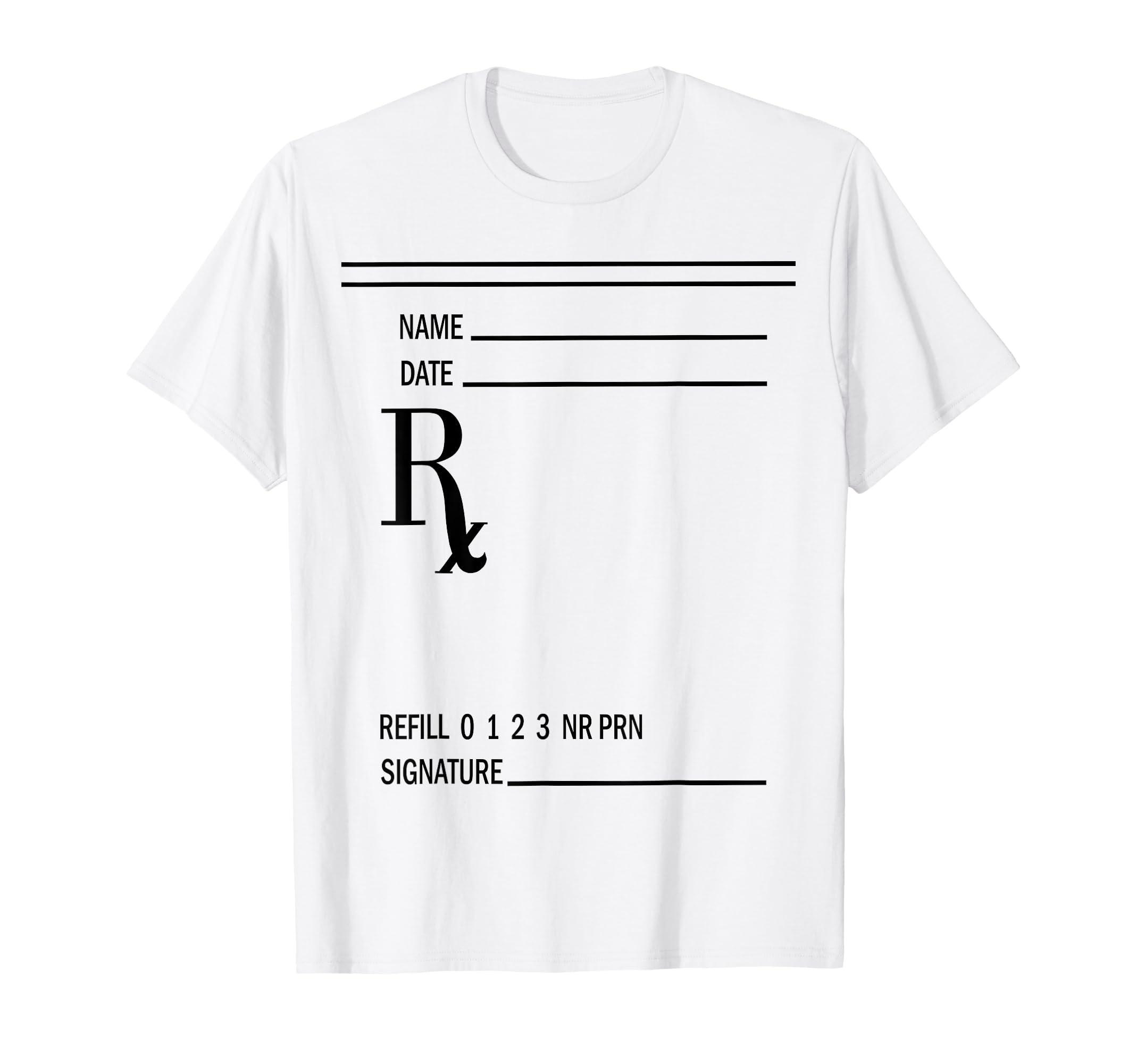 Amazon.com: Prescription Pad - Fake Rx Prescription Pad T-Shirt ...