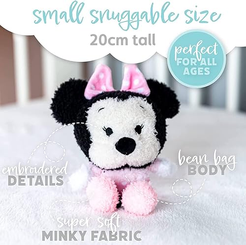 Miniatura 6 de KIDS PREFERRED Disney Cuteeze Minnie Mouse - Juguete de peluche para bebés y niños pequeños, multicolor, 6 pulgadas