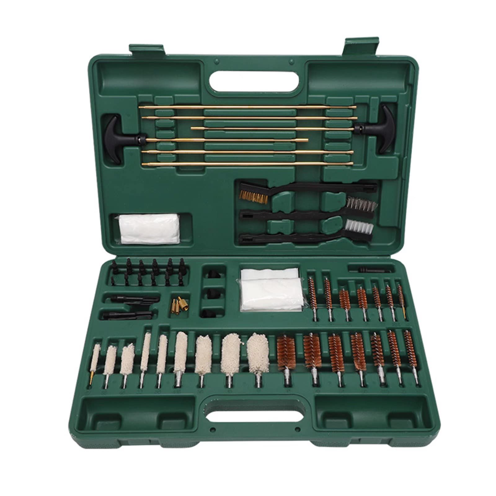 Generic Kit Pulizia Pistola Universale, 55 Pezzi per Pistola Fucile Pistola Ad Aria Compressa Pistola A Spruzzo Fucile Fucile Canna da Fuoco Manutenzione Pulizia Set con Custodia Portatile