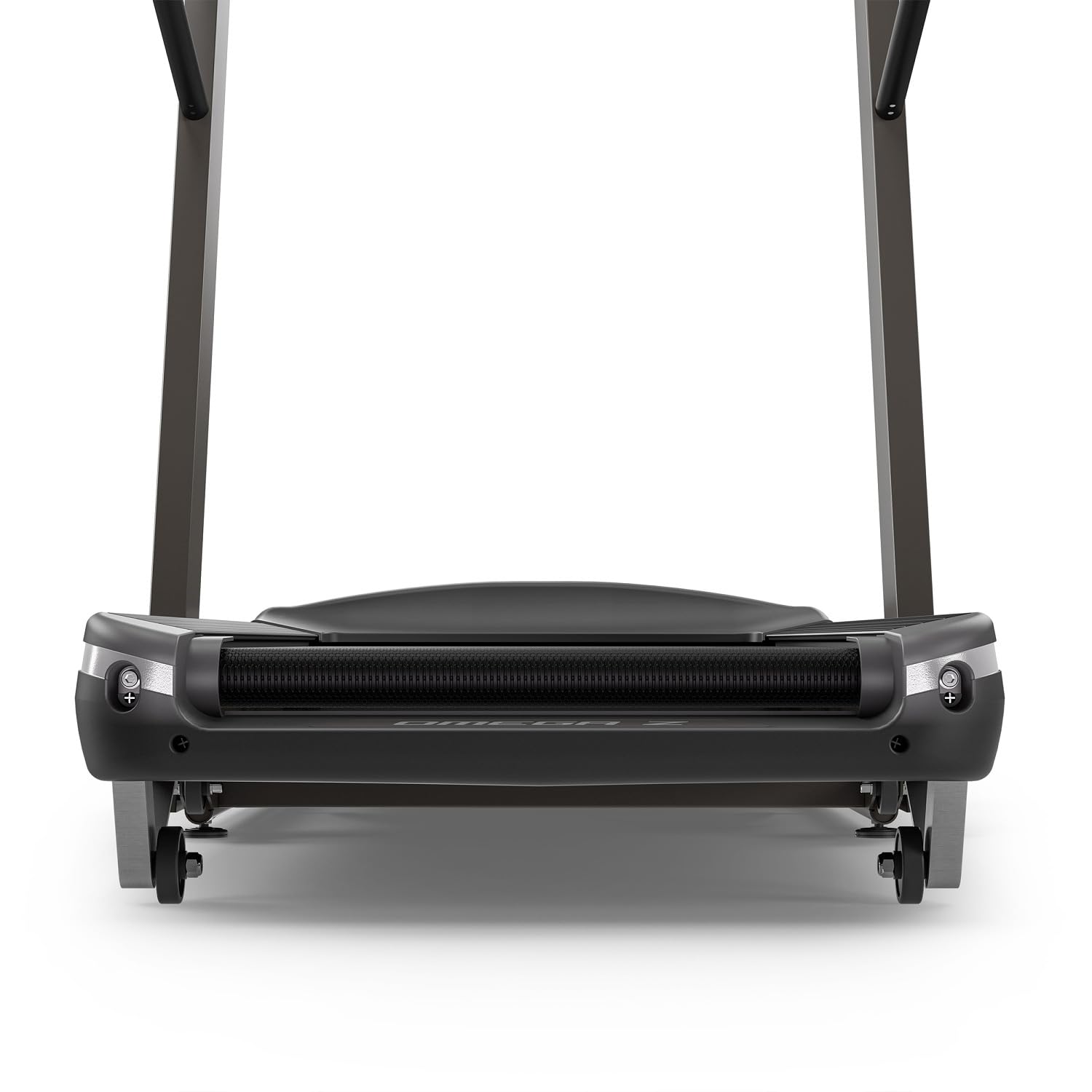 Horizon Fitness Laufband Omega Z Dark Edition mit neuartigem Rahmendesign für mehr Lauffreiheit und herzfrequenzbasierter PulseTrain Technology