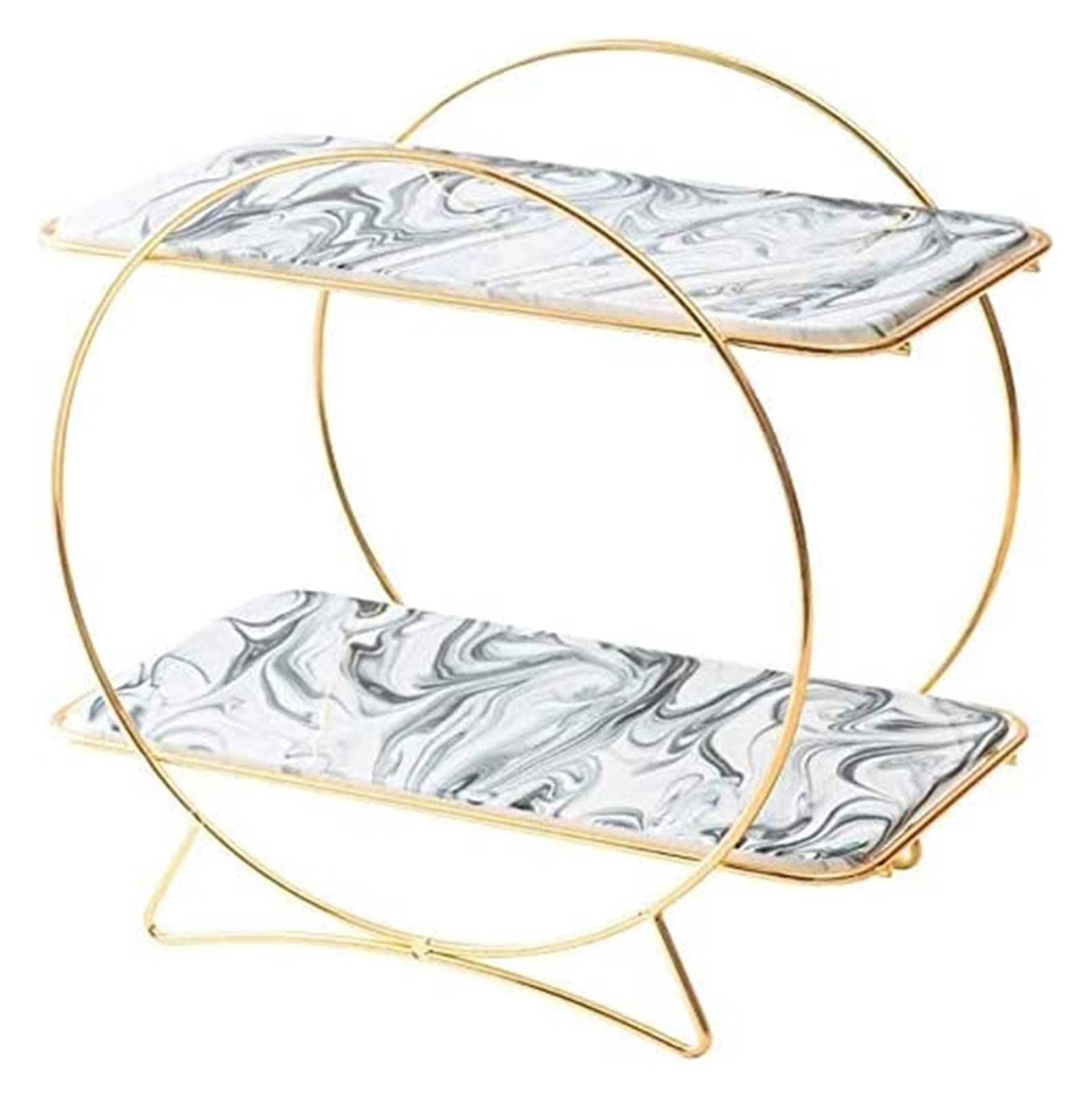 LKLNKVL Fresh Fruit Platter, Fruit Tray Ceramics Plate European Style Dish Cake Rack Decoration Desktop Dish/C Plates