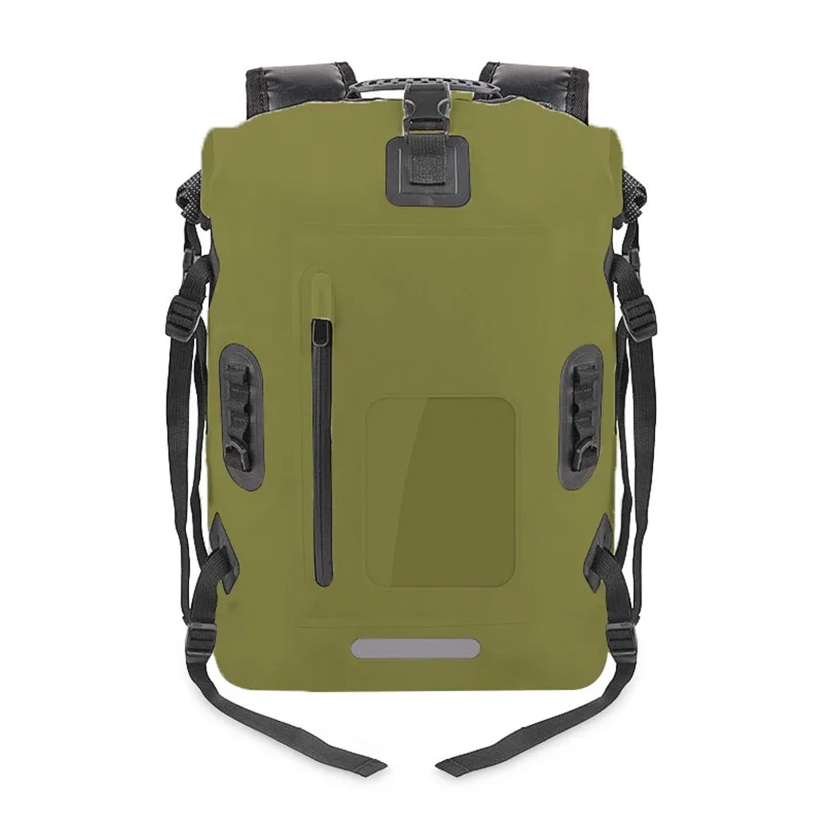 Sacca Impermeabile Zaino da pesca impermeabile 30 litri, for nuoto, trekking, fiume, esca, secchio, attrezzatura for immersioni, rafting, kayak(Green)