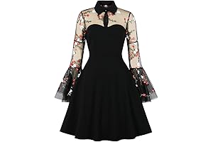50's-60's Elegant Paris Audrey Retro Rockabilly Swing Polka Dot Party Dress