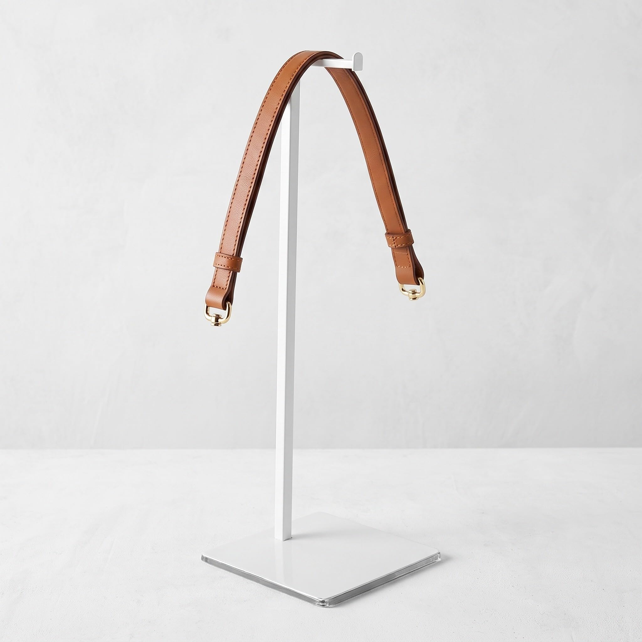 Zerodeko 3 organizadores de mesa ajustables para bolsos, soporte metálico colgante para guardar bolsos, carteras y maletines, estante de exhibición para tiendas de artículos de boutique.