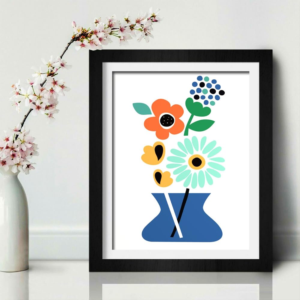 Amazon | Musenr クロスステッチ刺繍キットシンプルな花瓶花かご花束  