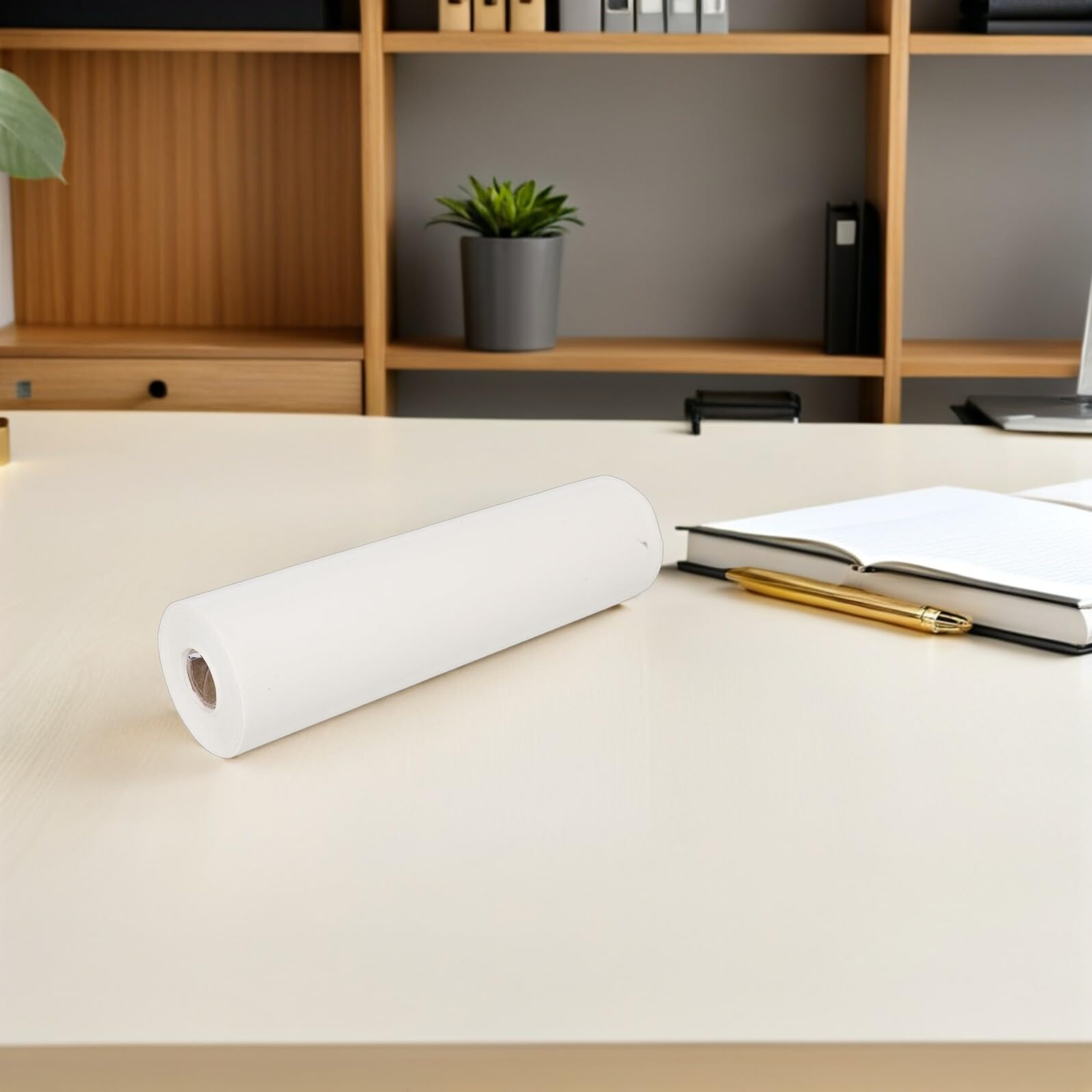 POPETPOP Papel Xuan Rollo para Caligrafía y Pintura Papel de Arroz Semicrudo de Grosor Mejorado para Arte y Escritura con Pincel Purificado y Resistente