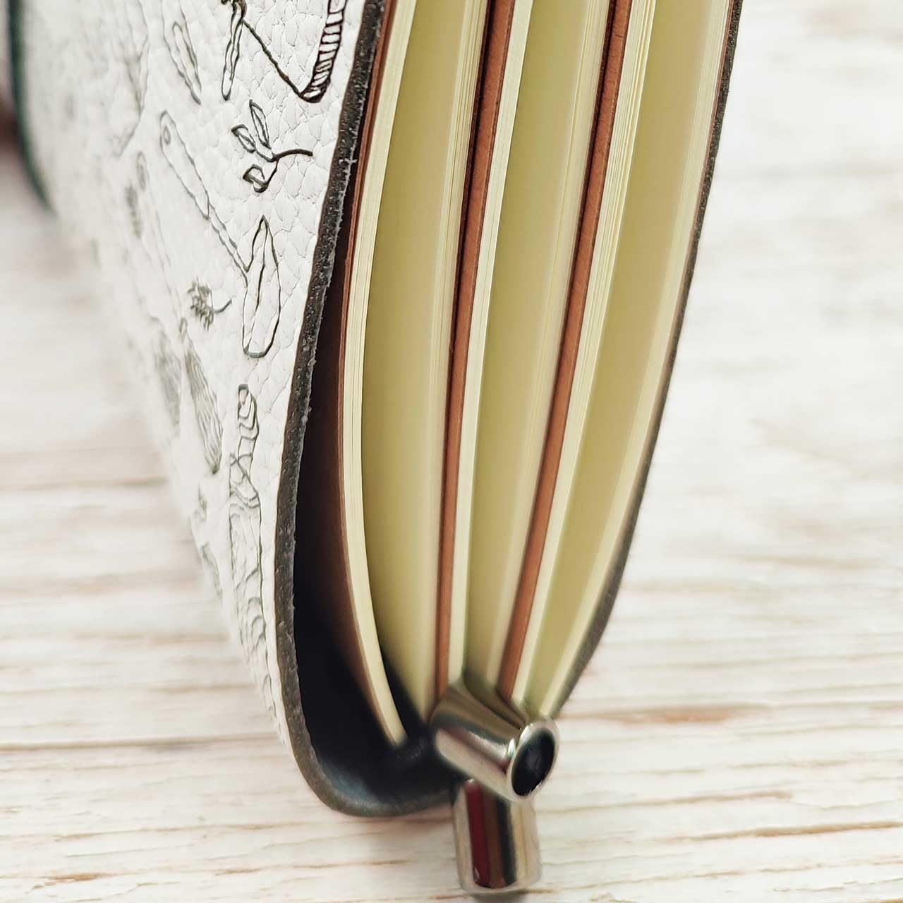 Il mio ricettario Personalizzabile da scrivere con copertina in pelle - A5 | Stile Midori, con 3 quaderni per scrivere e organizzare le tue ricette | Idea regalo per nonna, mamma, amiche e amici