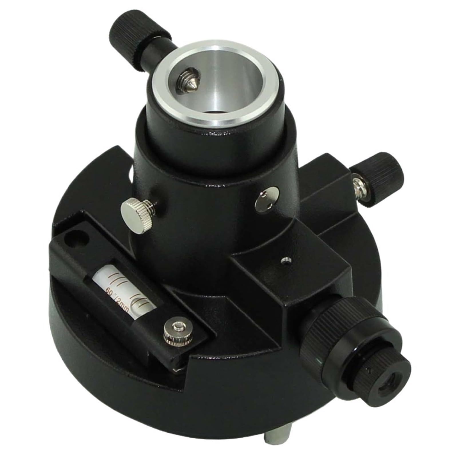 ZHANGGH New Tribrach Adapter with Optical Plummet (Erect Image) for Prism Set Total Station(Gray)