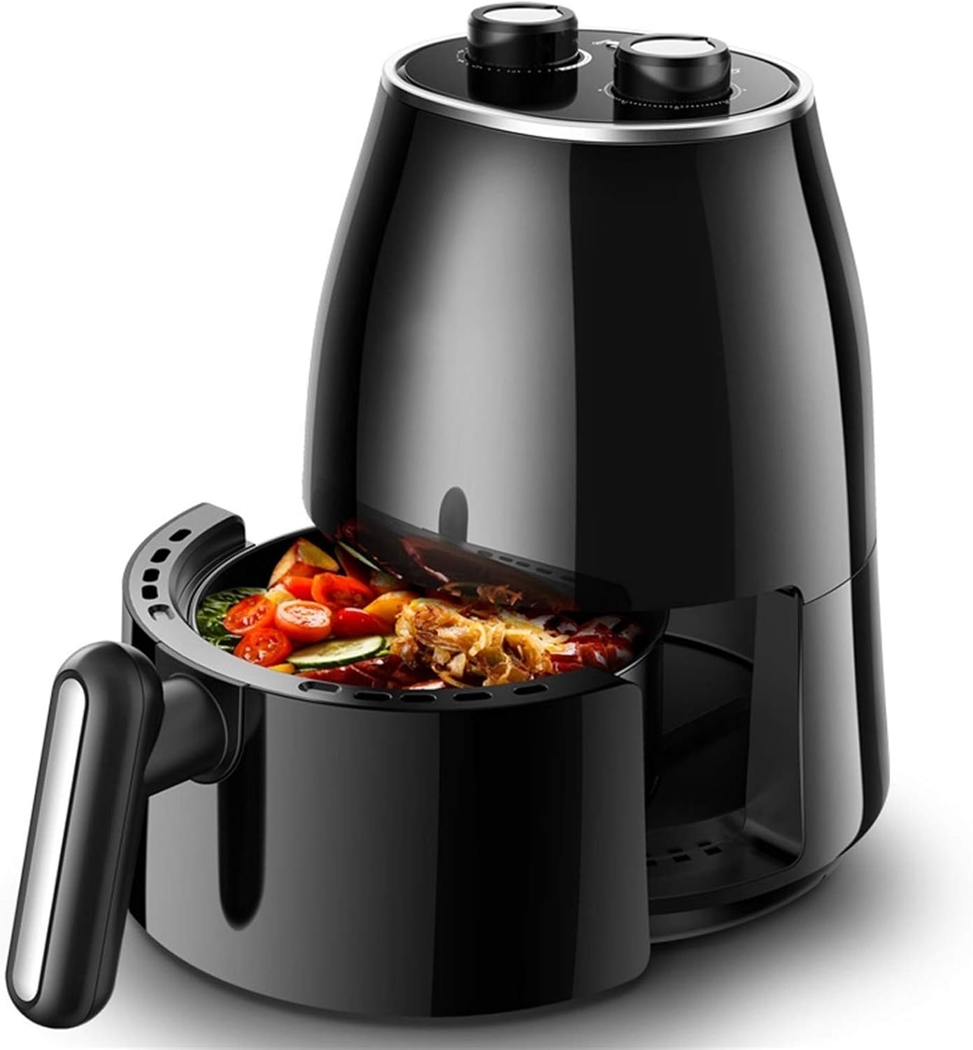 Air Fryer 1.5L Airfryer Oven 1230W Electric Hot Air Fryers with Nonstick Basket Auto Shut Off Overheat Protection