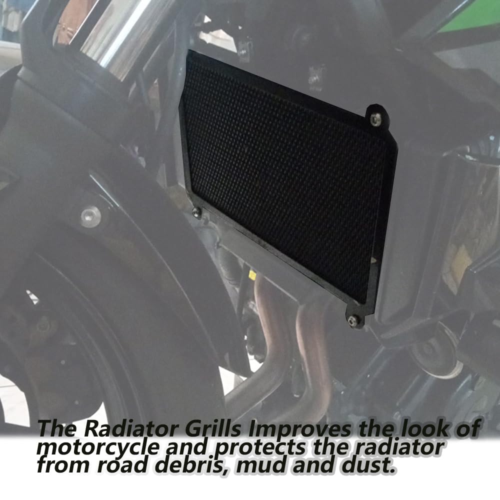Kawasaki Bike Parts Aluminum Radiator Guard For Ninja 400/Z400