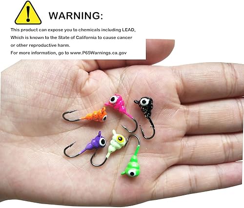 Miniatura 6 de Señuelos de pesca en hielo Señuelos de pesca de cebo de pesca Señuelos de metal de invierno