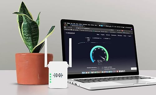 Miniatura 3 de Ultra Range X Amplificador de extensor WiFi - Potenciadores de señal inalámbricos 2.4 GHz amplificador de doble banda, puerto Ethernet, repetidor de