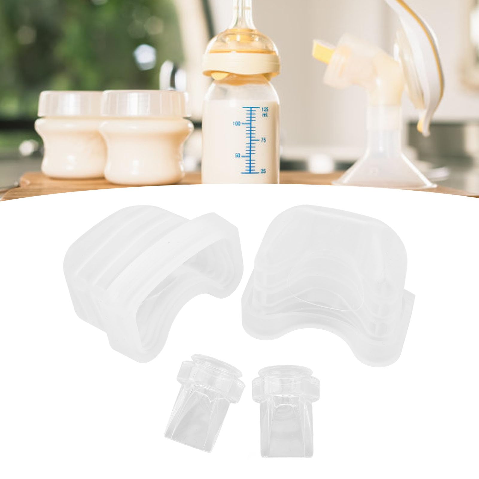 Duckbill Valves and Membrane, Silicone Comfort Breast Pump Duckbill Valve and Diaphragm for Mothers for S21