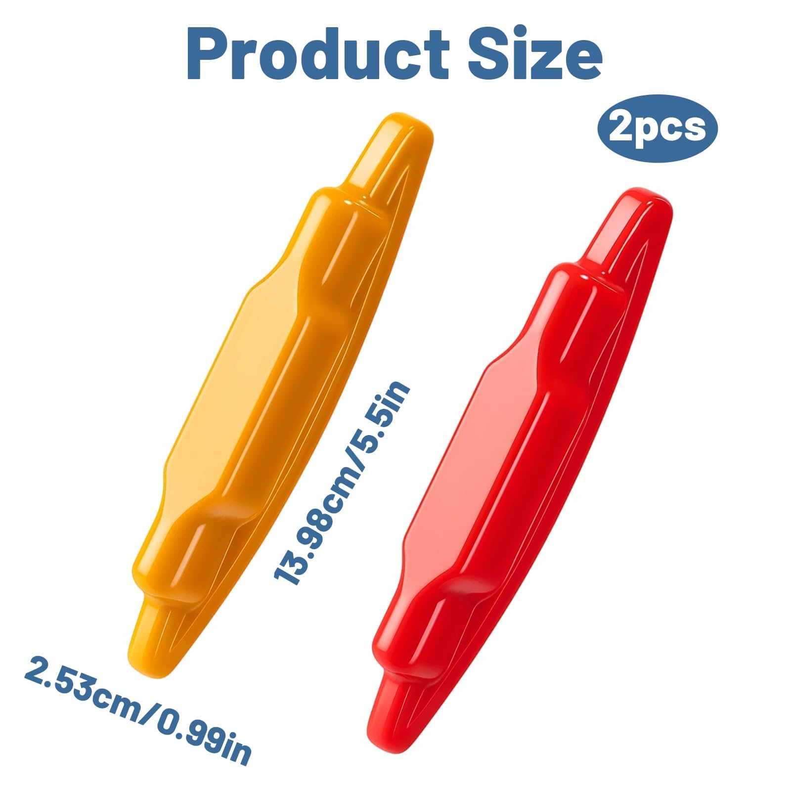 2 Pack Stud Finder, Stud Buddy Wall Scanner, Red and Yellow - Image 2