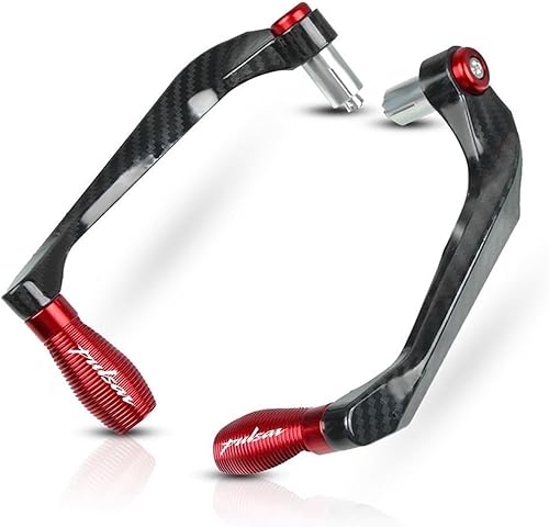 EASSL YXJBH Compatible con Bajaj Pulsar 200 NS200 RS200 AS - Agarres universales para manillar de motocicleta, manillar de freno (color rojo)