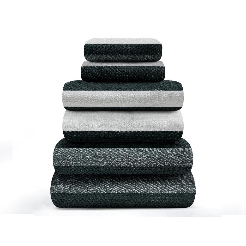 GC GAVENO CAVAILIA Large Bath Sheet Towels 2 Pack - 100% Egyptian Cotton Bathroom Towel Set - Highly Water Absorbent & Quick Dry Extra Large Bath Towel - Easycare & Durable - Green