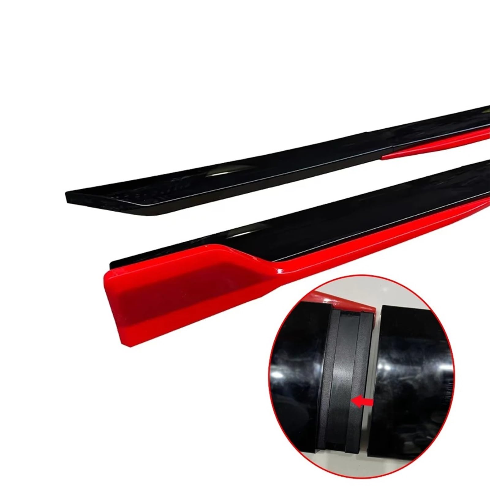 Jupes Latérales Extensions De Bas Caisse Universelles pour Voiture 4 Pièces Longueur 40,94 Pouces Protections Latérales