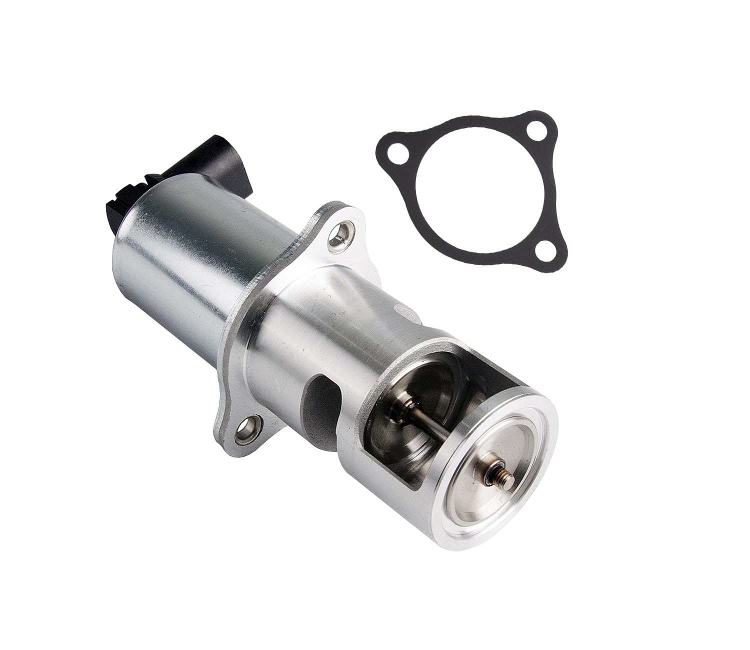 Vanne EGR avec joint pour Laguna I II, pour Megane I, pour Trafic II, pour Vivaro(F7) (J7)(E7), V40, 1.9dci,1.9di,1.9dti, 4409585, 4413408, 4416575, 4430902, 8200229190, 93183146