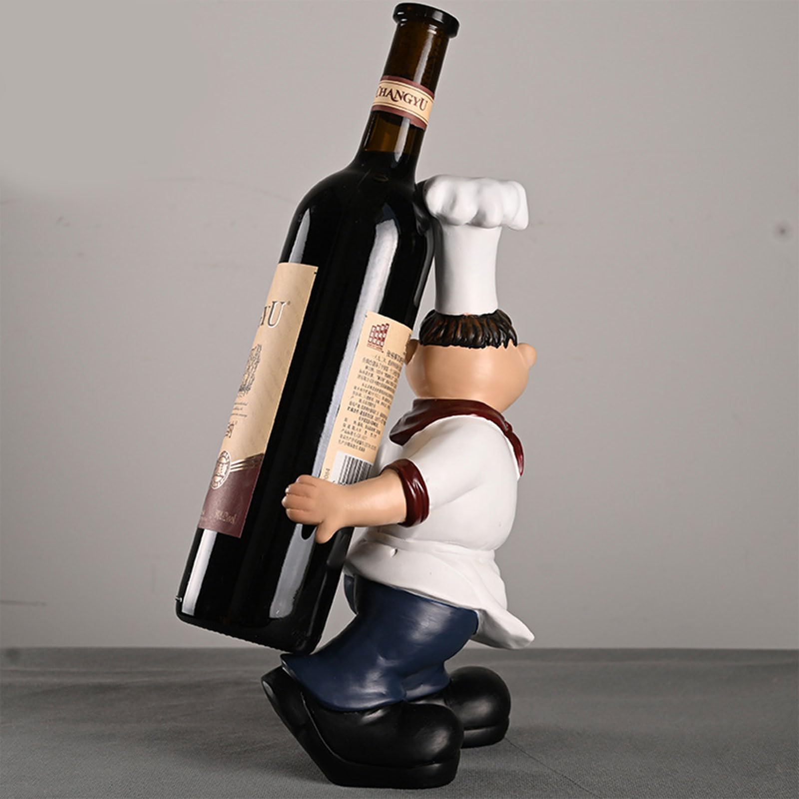 Soporte decorativo para botellas de vino para cocina, soporte para vino, estatua, decoración del hogar, exhibición de vino, centro de mesa, decoración de cocina