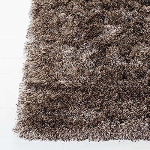 Tapete decorativo SAFAVIEH 8x10 shag sable marrón miniatura 5