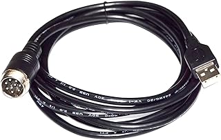 USB 2.0 to 9-PIN 9DIN DIN-USB Cable Compatible with Th/Rust/mas/TER TH8A Partner TSSH MOD + HANDBRAKE Data Cable Computer Connection Data KABLE