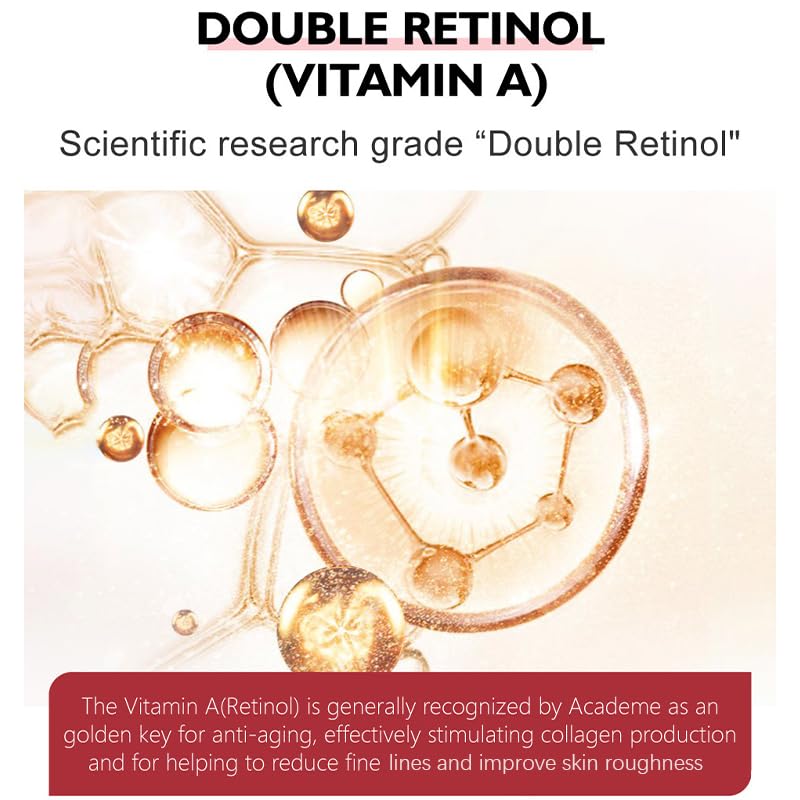 Miniatura 9 de Retinol Crema facial antienvejecimiento y esencia, envejecimiento, crema, suero reafirmante antienvejecimiento