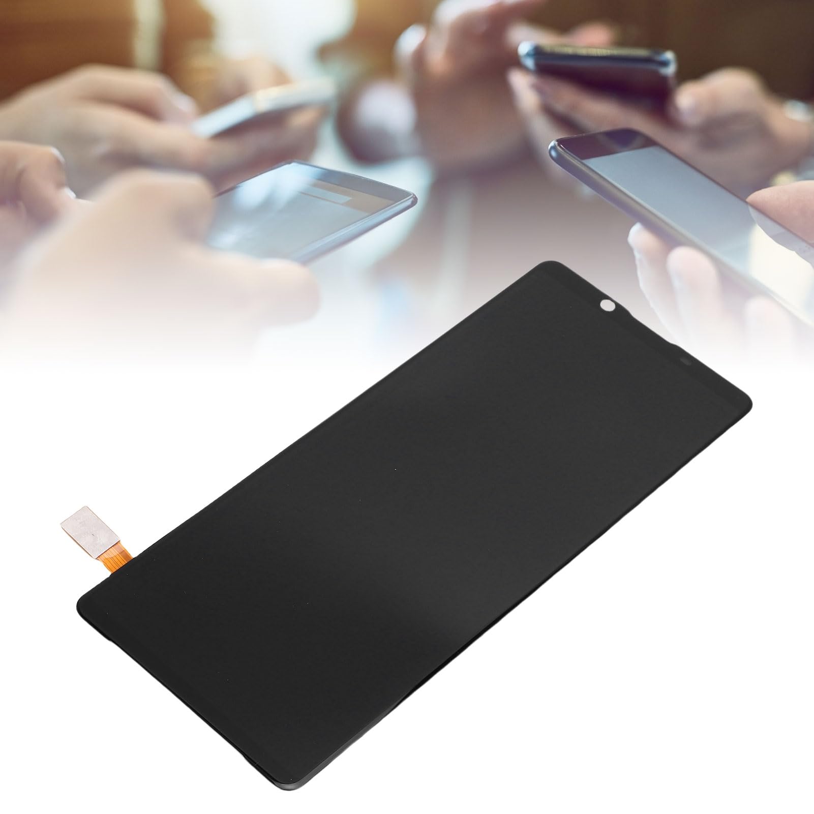 Cryfokt Zamiennik Zespołu Digitizera z Ekranem Dotykowym Telefonu do Xperii 1II XQ-AT52 XQ-AT51, w Zestawie Niezbędne Akcesoria Naprawcze, Organiczny materiał Diody Elektroluminescencyjnej
