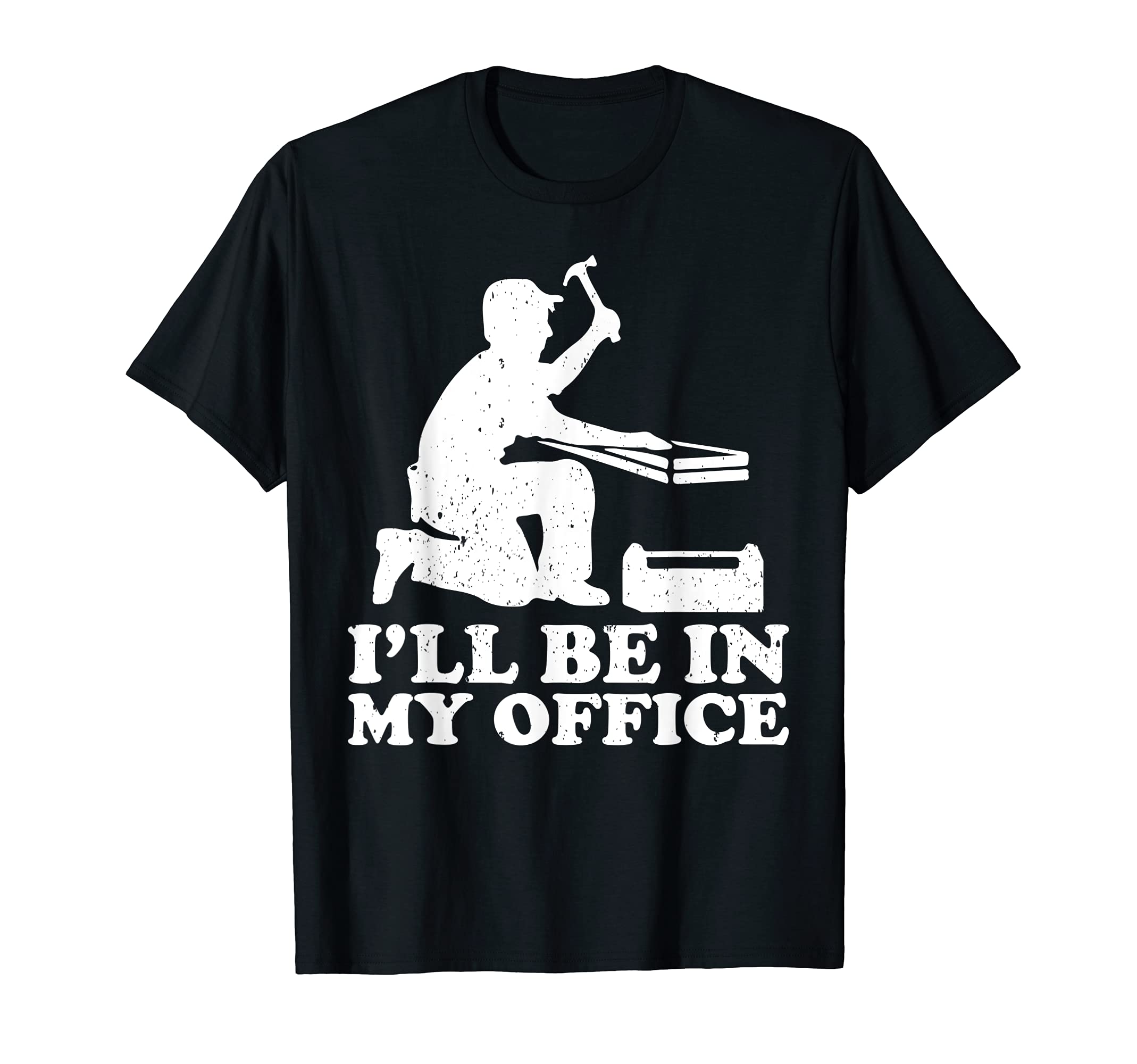 I’ll Be In My Office Woodworking T-Shirt, Black
