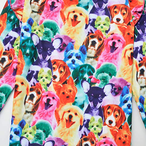 Jxstar Kids Colorful Dog Pjs Girls Pajama Sets Cotton Sleepwear Nighty Birthday Gifts,Size 8 9 #TOP3
