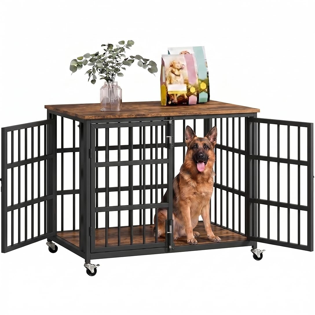 KOKOTANGS 48 Heavy Duty Dog Crate Furniture