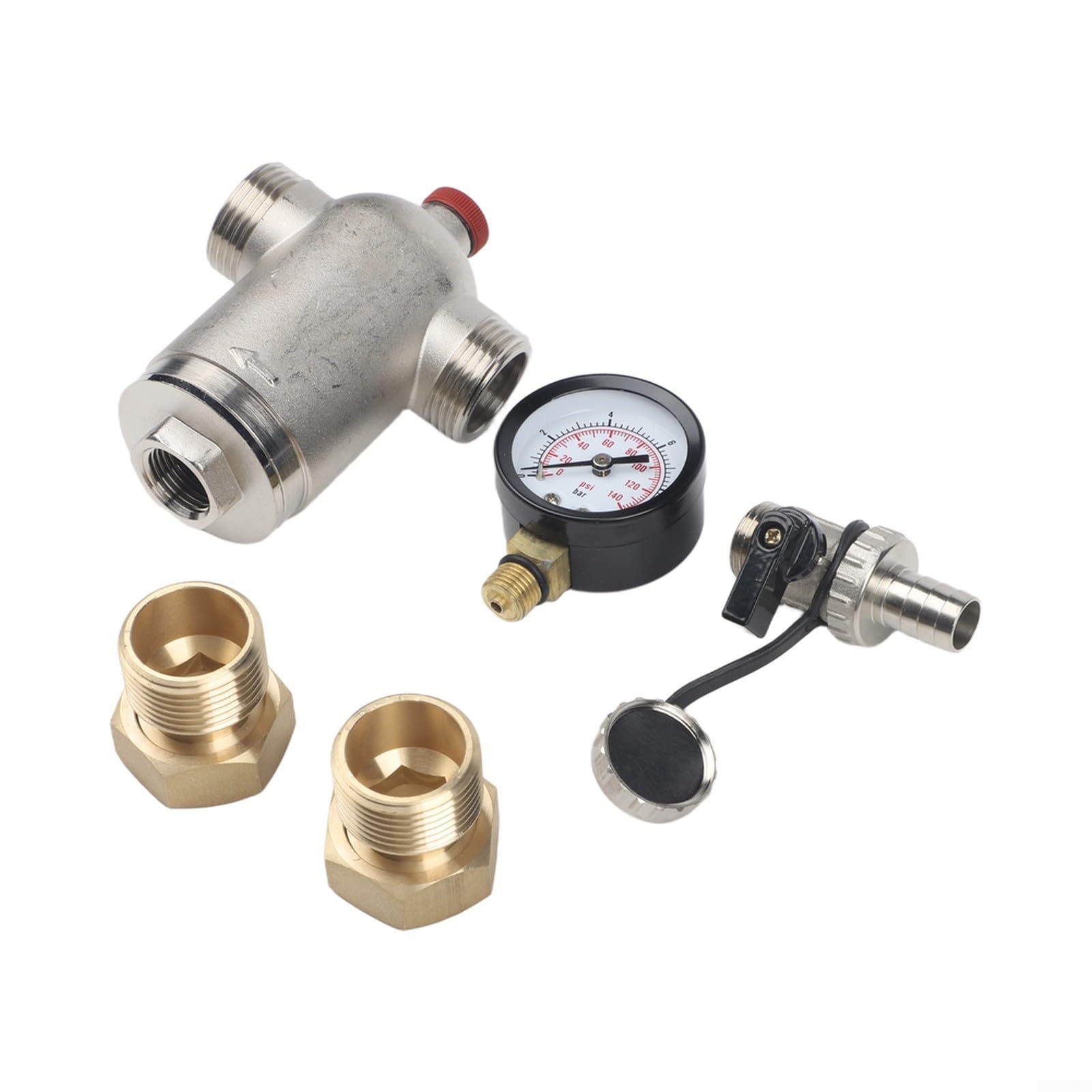 Filtro magnetico per caldaia per riscaldamento a pavimento, addolcitore d'acqua in linea DN15 DN20 DN25 rimozione ruggine connessione filettata (DN25)