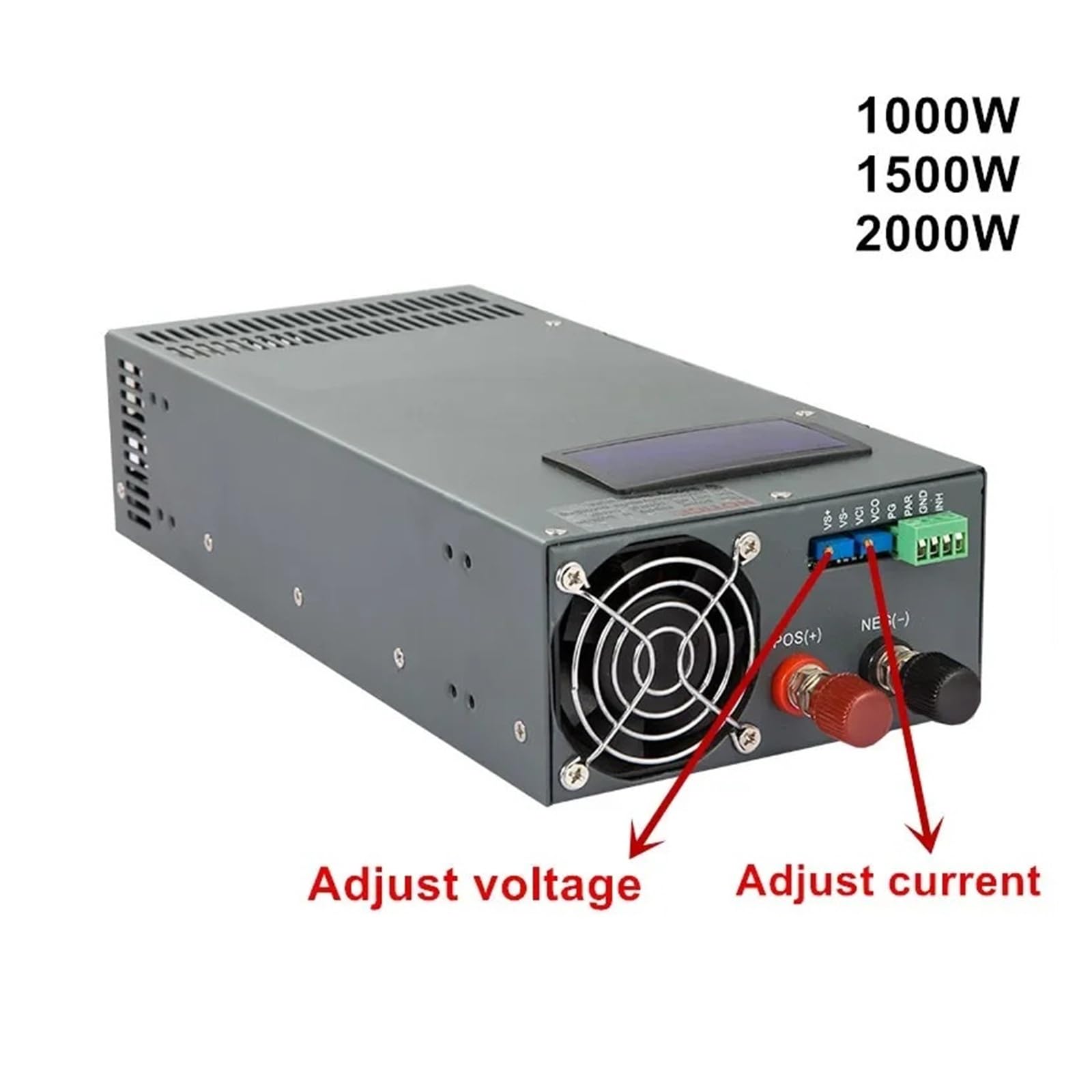1500W 2000W Schaltnetzteil mit LCD-Anzeige 0-12V 15V 24V 36V 48V AC zu DC DC Netzteile Mehrfachschutz(2000W,0-300v)
