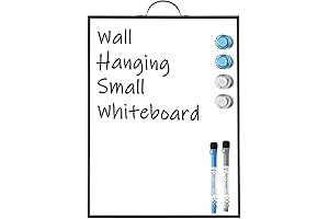 Small Whiteboard for Wall: Stay Organized with a 16" x 12" Magnetic...