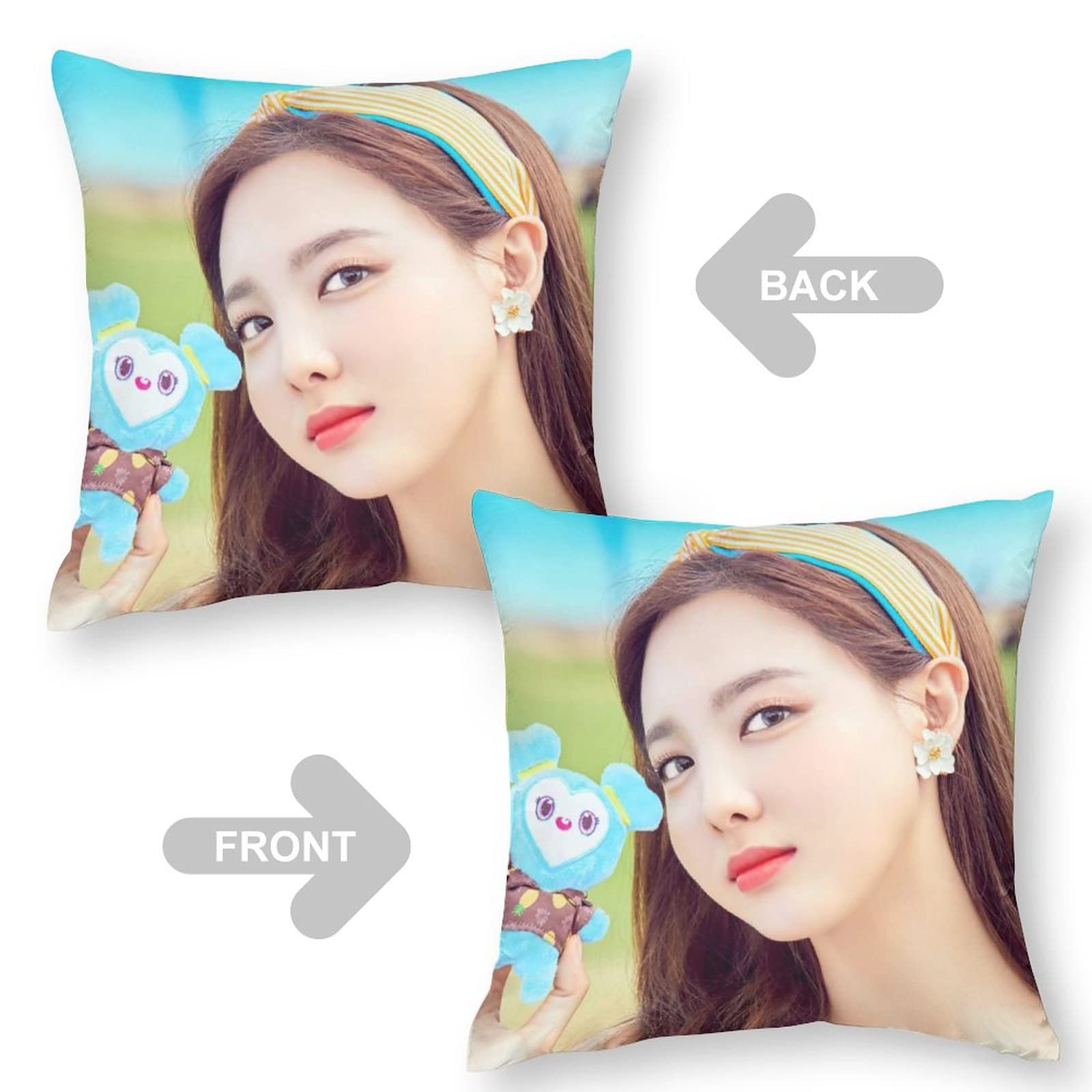 Amazon.co.jp: TWICE ナヨン クッションカバー 座布団カバー ソファー