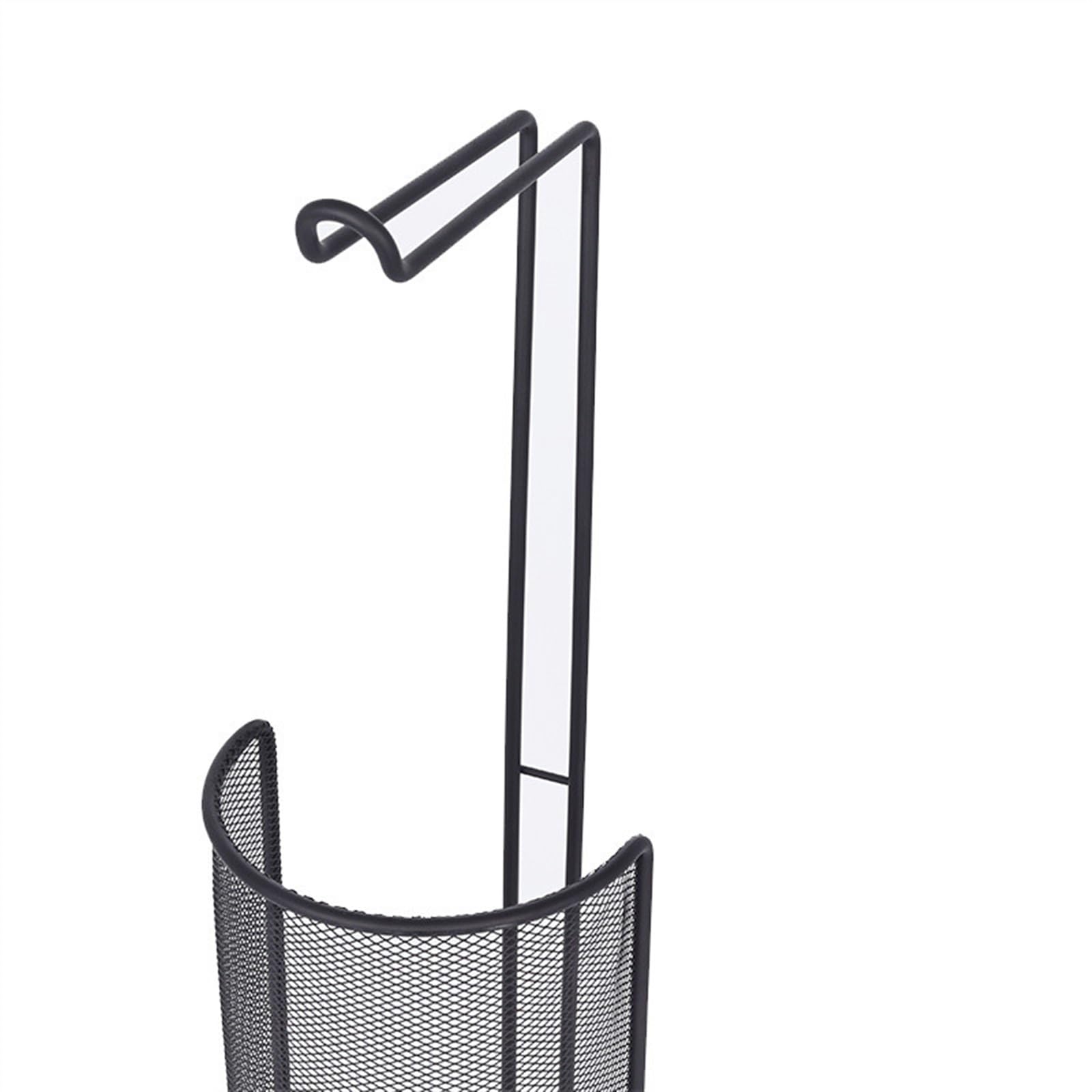 Portarrollos de Cocina Soporte for Papel de Cocina, Soporte Vertical for Rollo de Papel, Estante de Almacenamiento sin perforación Soporte Rollo Papel Cocina