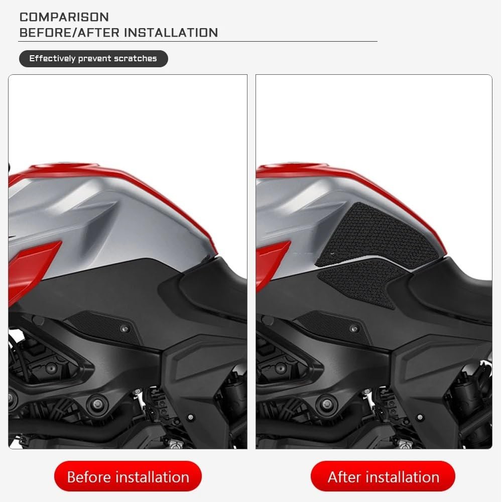 Płyta ochronna zbiornika Do F900R F 900 R Boczne Motocyklowe Podkładki Wlewu Paliwa | Naklejki ochronne Naklejka Gazowy uchwyt kolanowy
