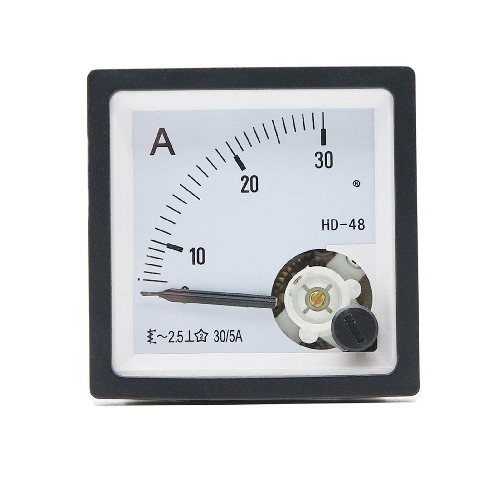 Ampèremètre analogique pour éviter la surcharge de tableau