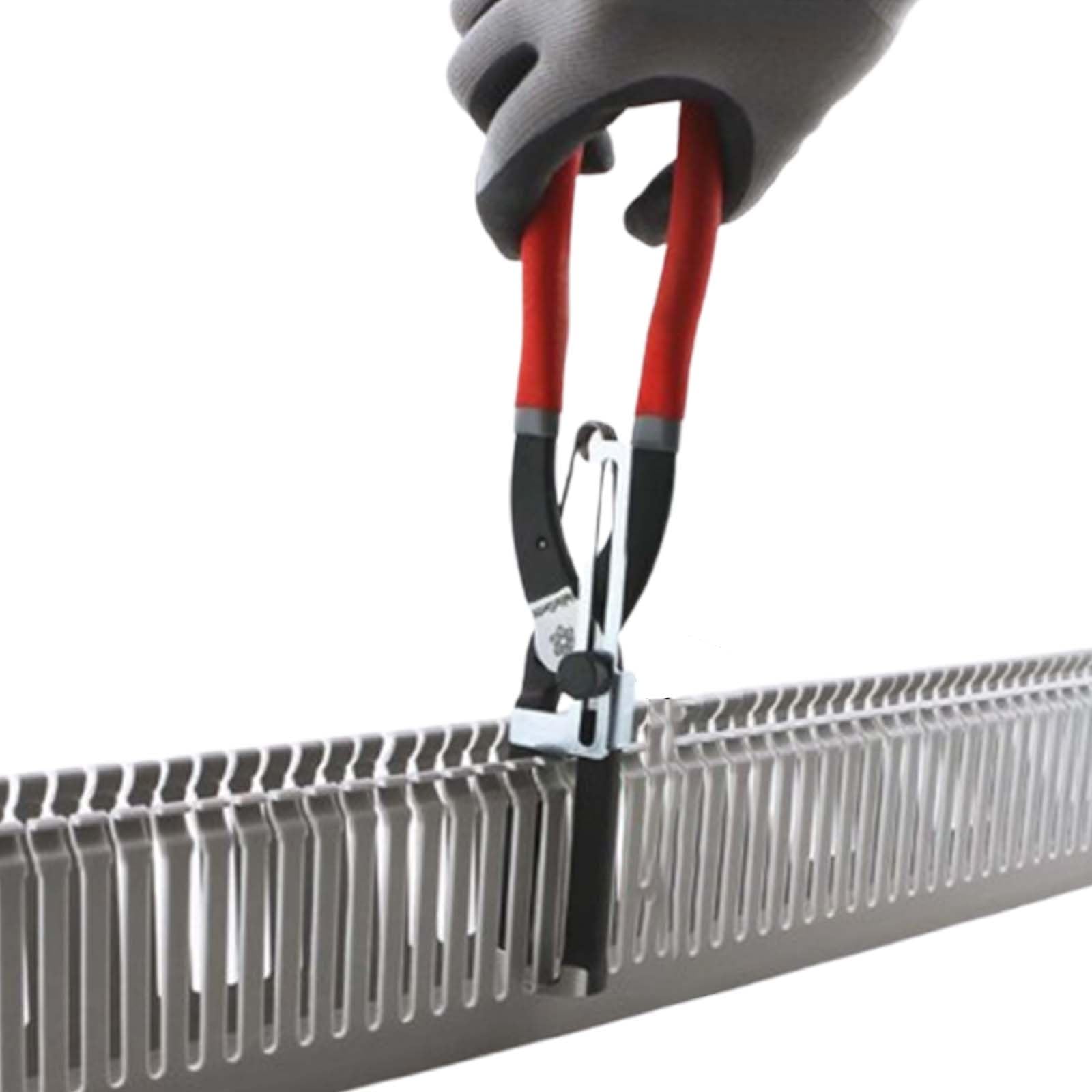 Pinza per Canaline in PVC, Utensili da Elettricista per il Taglio di Canaline in PVC da 85mm (Grigio)
