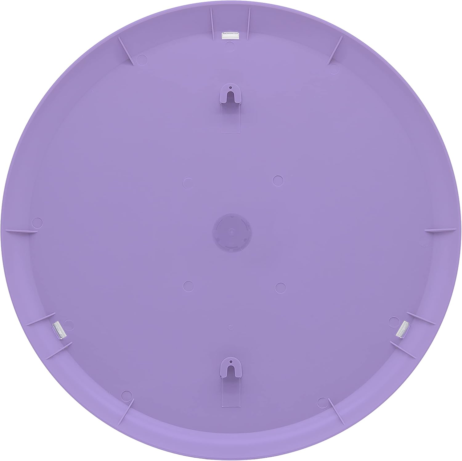 Taylor Big and Bold Wall Indoor Outdoor Thermometer, 13.25 inch, Lilac (Pack of 2)