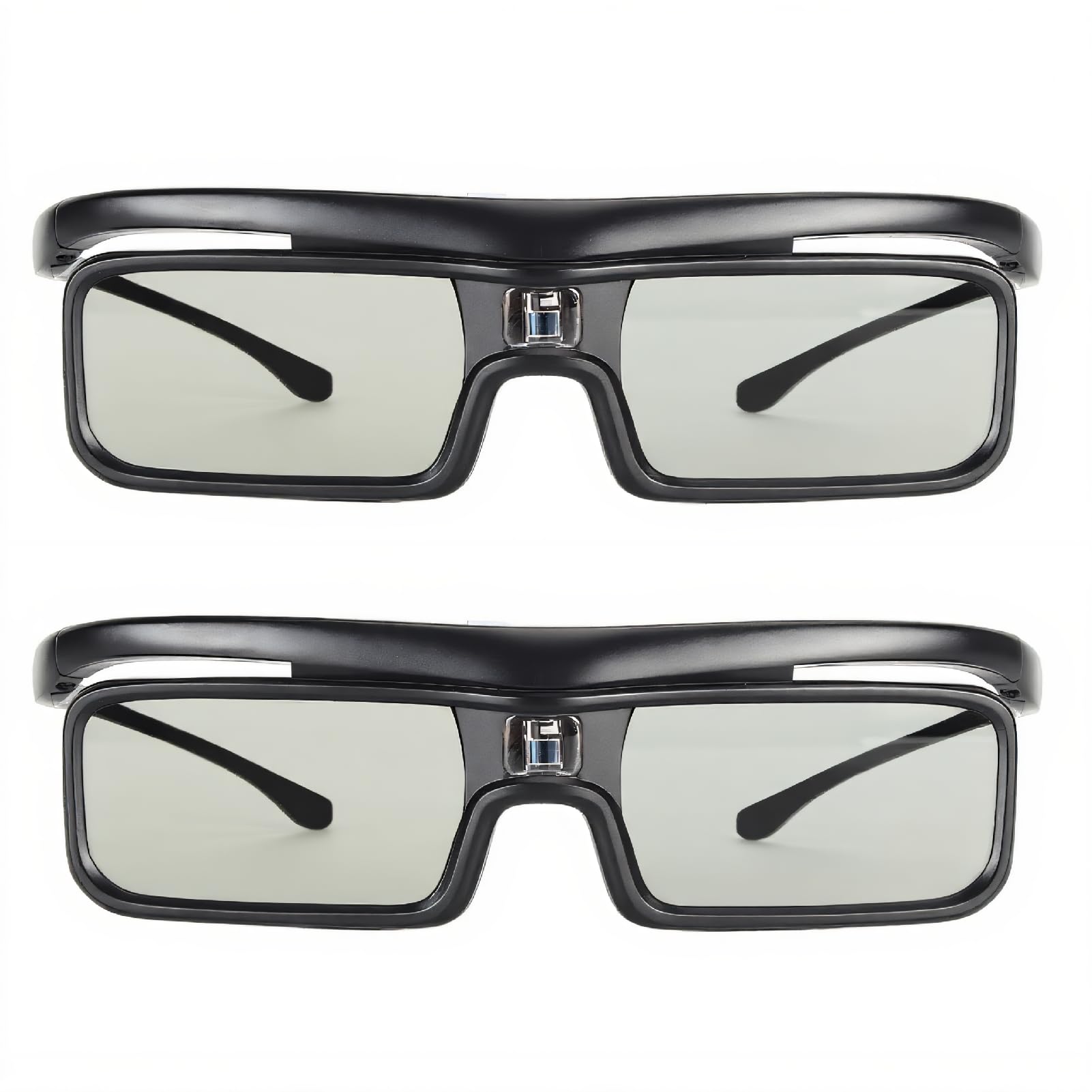 Occhiali 3D DLP Link, Occhiali 3D Attivi Ricaricabili 96/100/120/144Hz Adatti Ai Proiettori 3D LTV-2500 3000 Pro 3500 Pro, per Vanish TV, Angolo di Visione di 178°