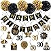 Happy 30th Birthday Hanging Swirls Streamers Decoration Set, Happy Birthday Banner, 30 Years Old Birthday Party Hanging Backdrop Decorations