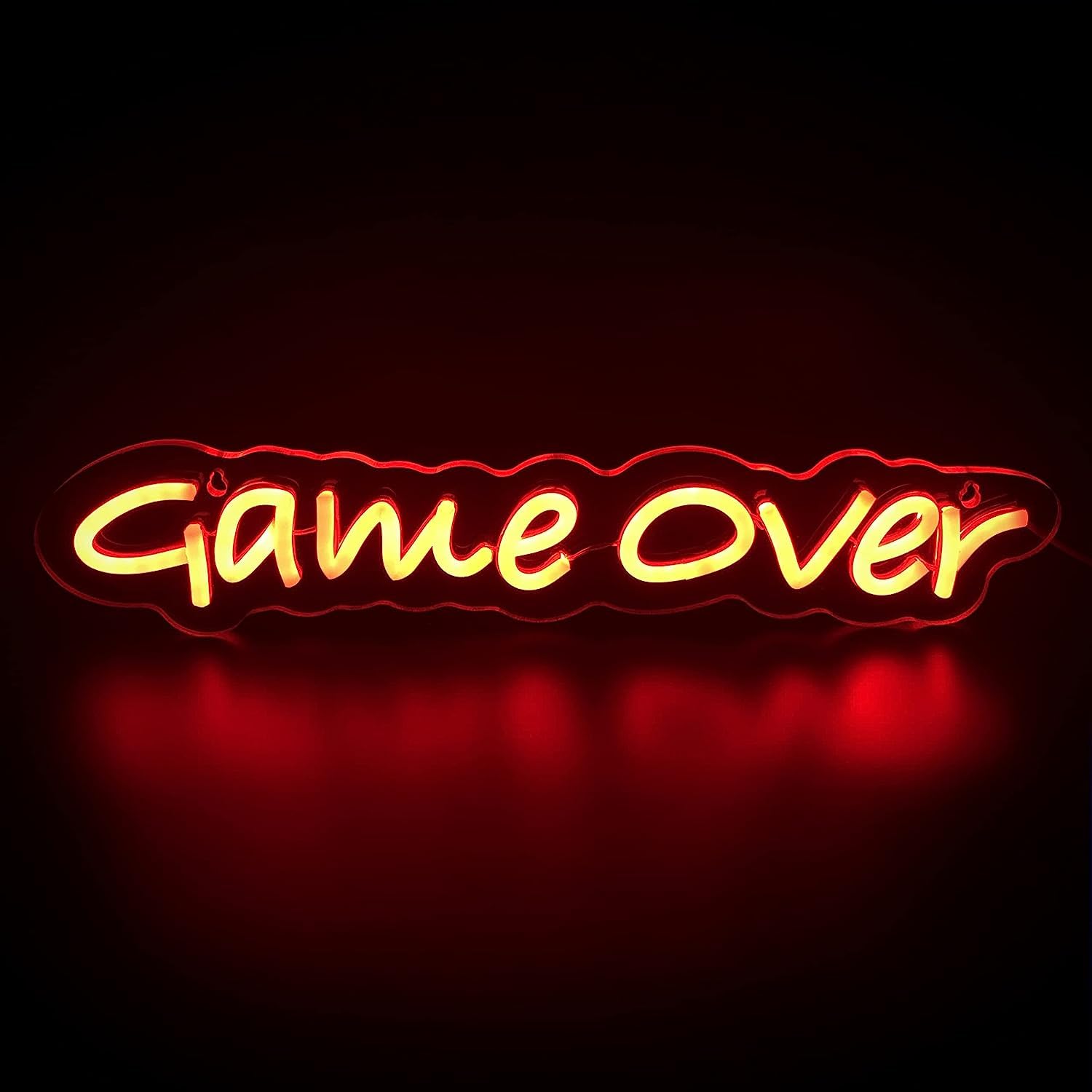 Buy Luxury Sign India Game Over Neon Sign for Game Wall Decor