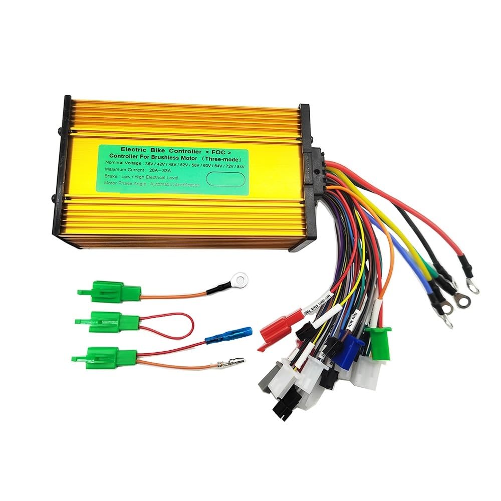Centralina Monopattino Elettrico 36V 48V 60V 72V 500W 600W 650W 800W 1000W E-bike E-scooter Regolatore Brushless a onda sinusoidale for motore elettrico BLDC Motorino