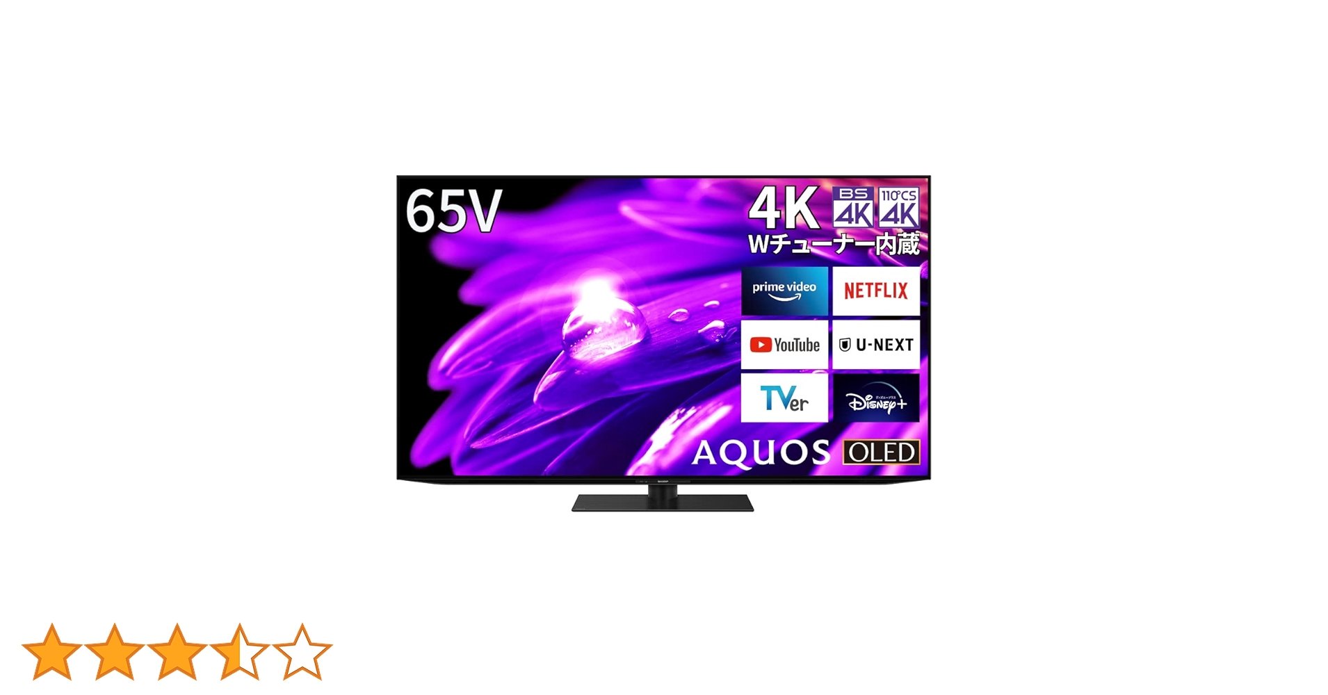 ほぼ未使用！SHARP 4T-C65ES1 シャープ AQUOS OLED 4T-C65ES1 [65インチ] 価格比較 - 価格.com