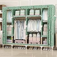 Amazon｜キャンバスワードローブ折りたたみ式衣類ワードローブ