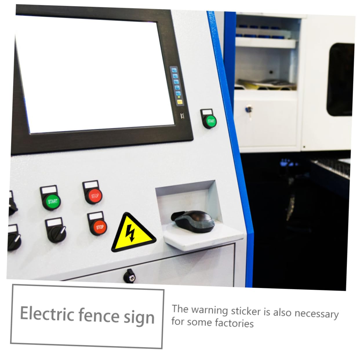 IMIKEYA 15 pièces Autocollants Avertissement Électrique Lot de Étiquettes Adhésives de Sécurité pour Équipements Signalétique Danger Électricité